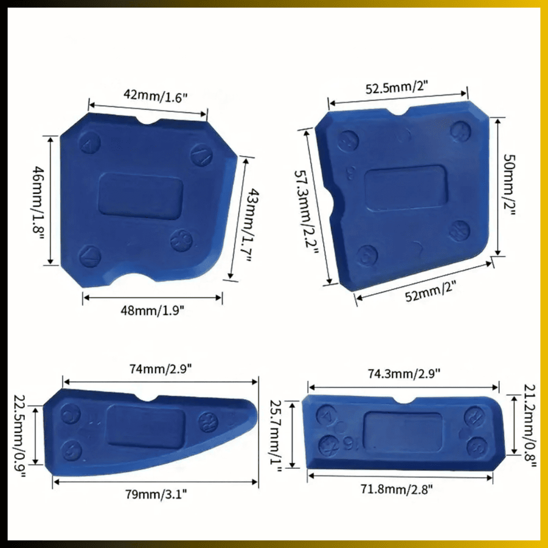 Set 5 en 1 y 8 en 1 Aplicador y Removedor de Silicona – Acabado Profesional
