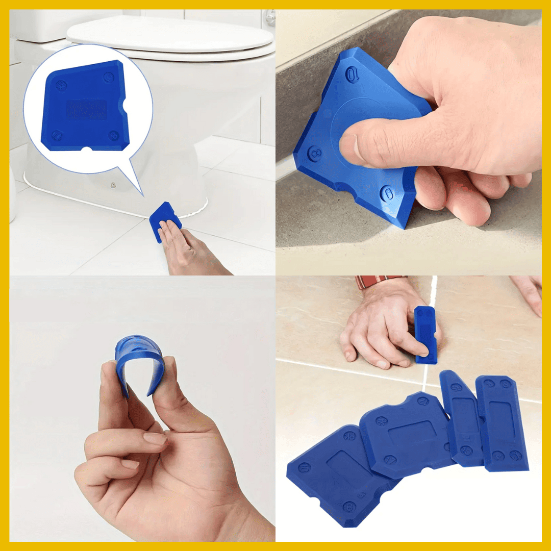 Set 5 en 1 y 8 en 1 Aplicador y Removedor de Silicona – Acabado Profesional