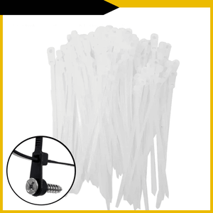 Precintos Plásticos de Nylon con Sistema de Anclaje – Pack de 100 Unidades