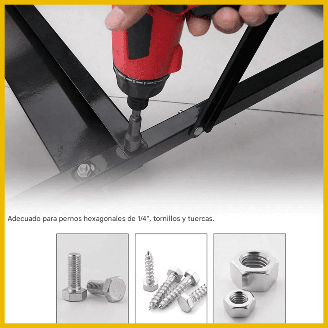 Dado Magnético con Ingreso 1/4” – Trabajo Preciso y Seguro en Cada Tornillo