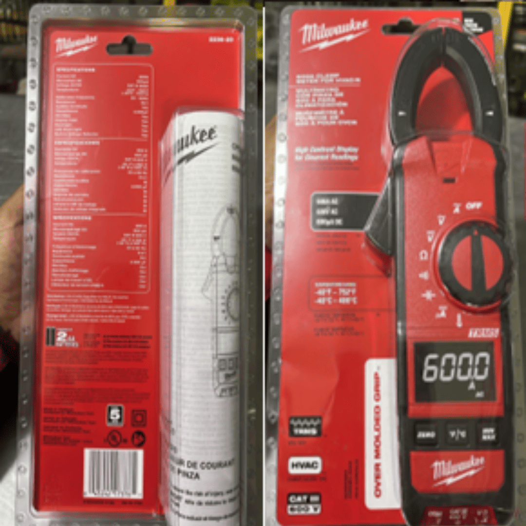 Amperímetro de Gancho Milwaukee 2236-20 – Medición Precisa para HVAC/R y Electricistas Profesionales