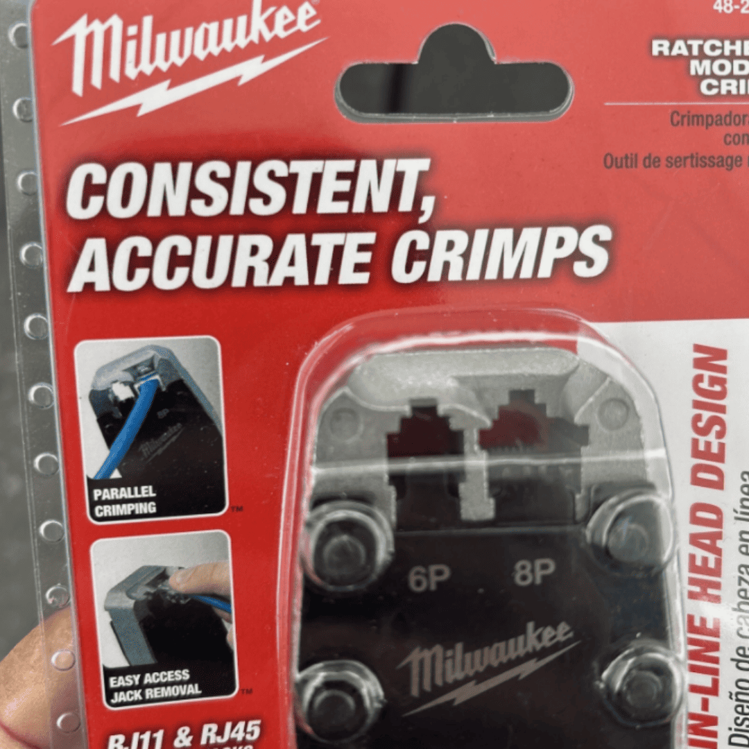 Crimpadora Modular Milwaukee 48-22-3075 – Precisión y Consistencia en Cada Conexión de Red