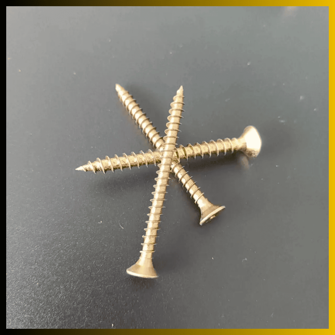 Tornillos Dentados HD 4x50mm – Fijación Segura y Rápida para Madera y Tableros