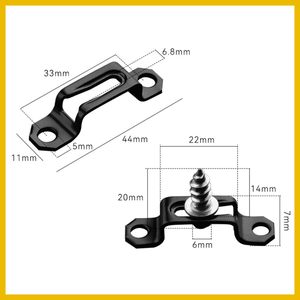 Conector Invisible 2 en 1 – Modelo U y Lineal – Unión Segura y Oculta para Muebles