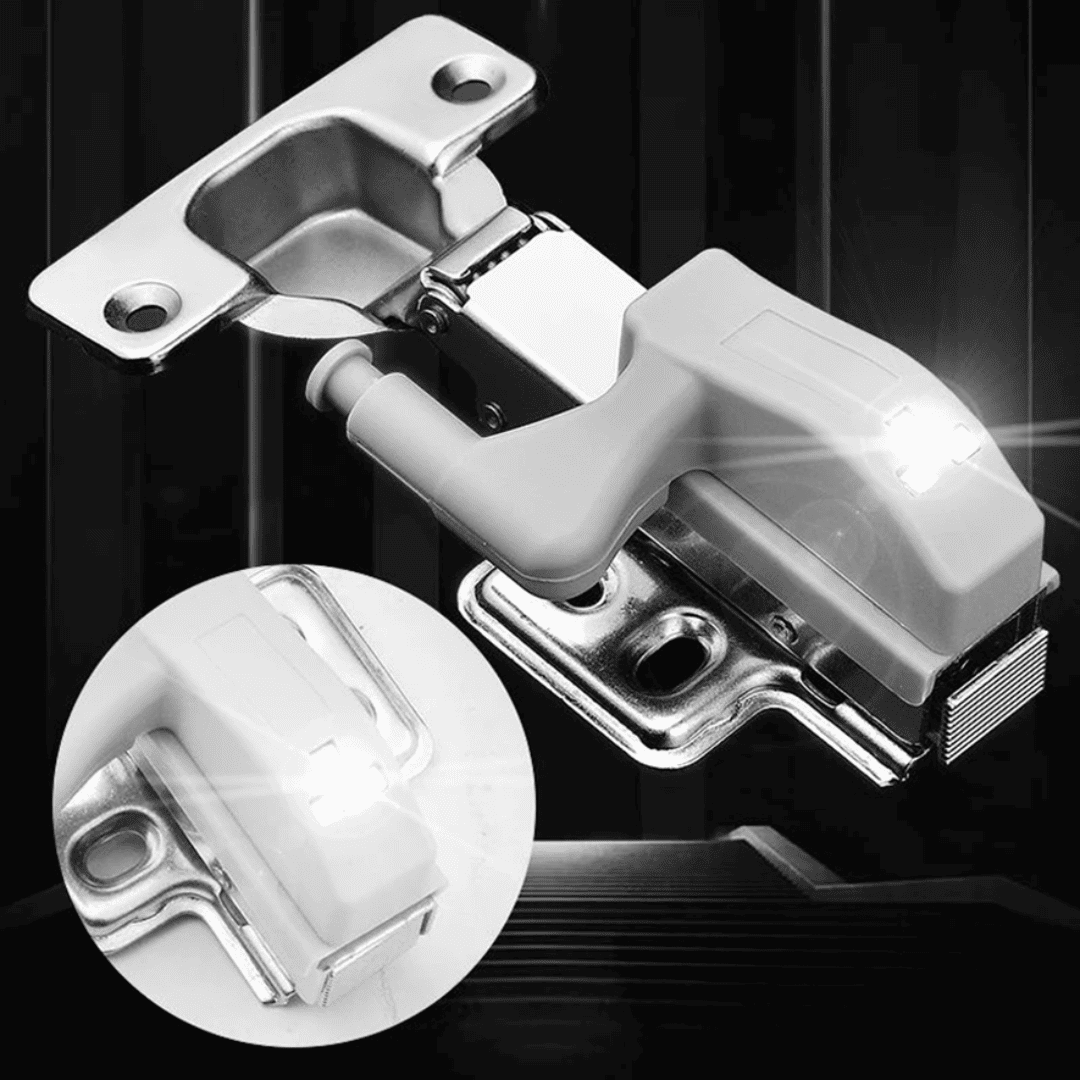 Luz LED para Bisagra con Encendido Automático – Iluminación Práctica y Discreta para Gabinetes y Closets