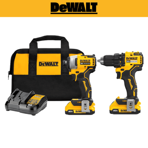 Combo Dewalt DCF809 + DCD793 – Atornillador de Impacto y Taladro Compacto 20V con Maleta y Cargador