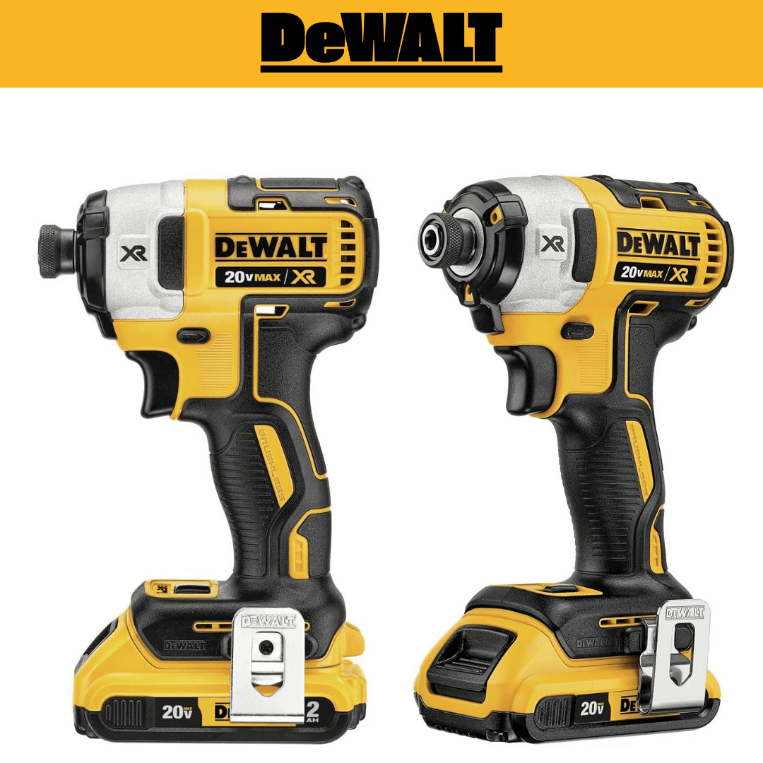 Combo DeWALT Taladro Percutor DCD999 + Atornillador de Impacto DCF887 – Potencia FLEXVOLT y Precisión Compacta