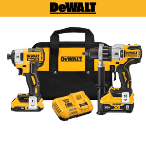 Combo DEWALT Taladro Percutor DCD998 + Atornillador de Impacto DCF887 – Potencia y Precisión con Tecnología POWER DETECT