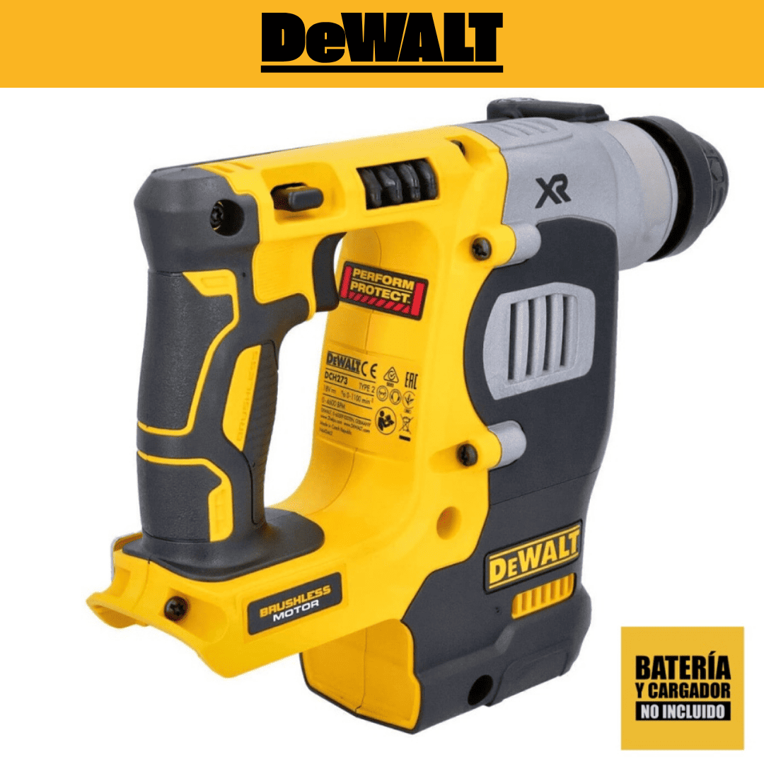 Rotomartillo DEWALT DCH273 – 20V XR SDS Plus, SHOCKS Anti-Vibración