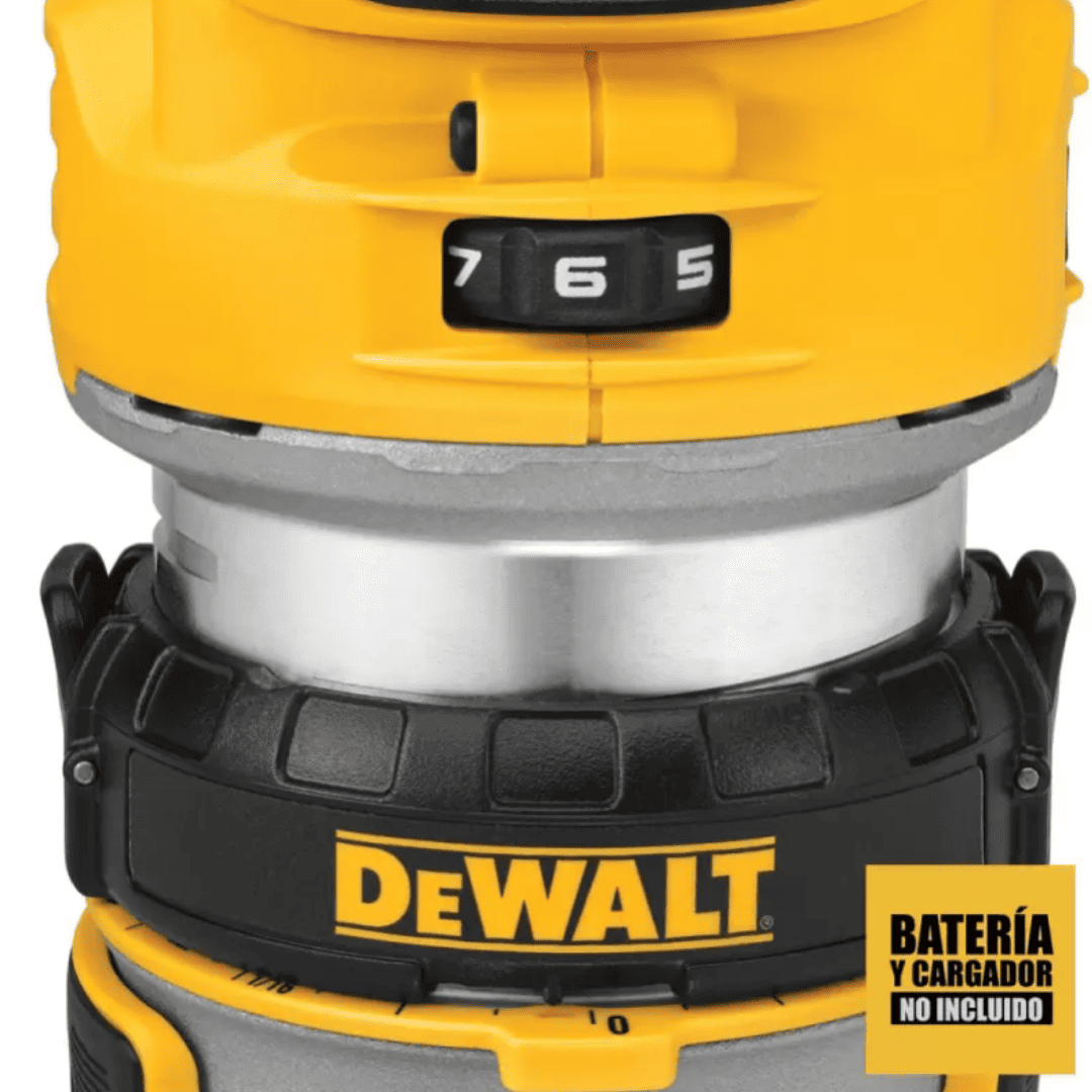 Fresadora Inalámbrica DEWALT DCW600B 20V XR – 1/4” Baretool