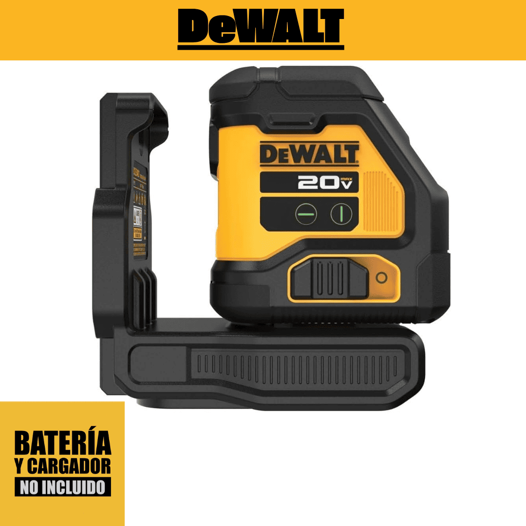 Nivel Láser Verde DEWALT DCLE34021 20V – Visibilidad Extrema y Precisión Profesional