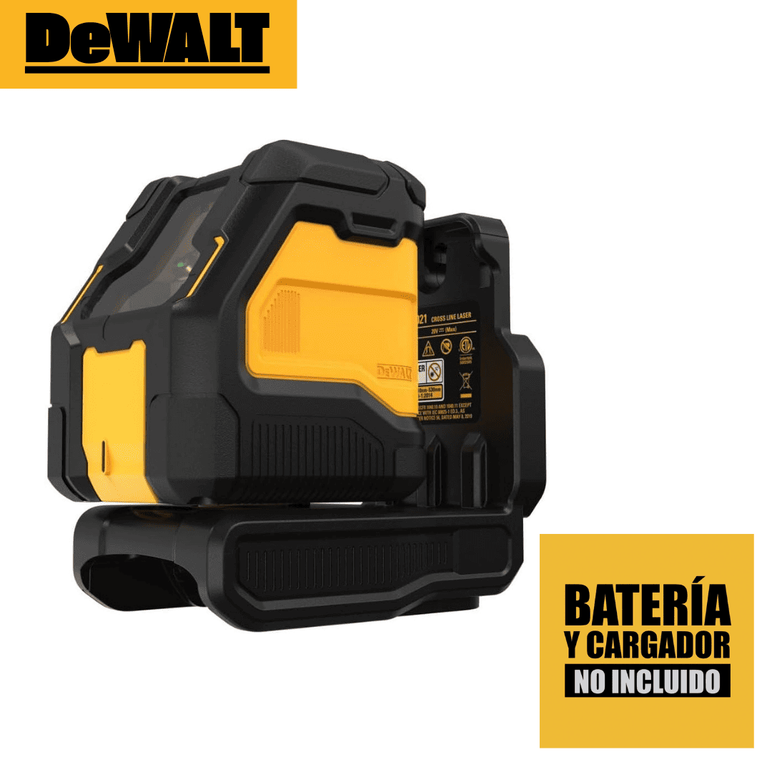 Nivel Láser Verde DEWALT DCLE34021 20V – Visibilidad Extrema y Precisión Profesional