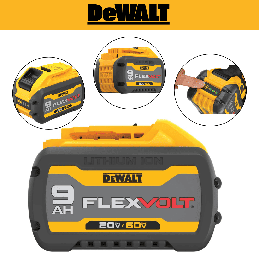 Baterías Dewalt FlexVolt – Potencia Doble para Herramientas Pesadas
