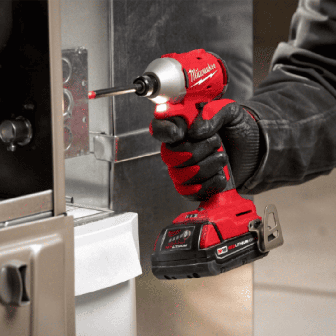 Combo Brushless Compacto Milwaukee M18™ 3693-22CX – Taladro Percutor + Atornillador de Impacto 3 Velocidades