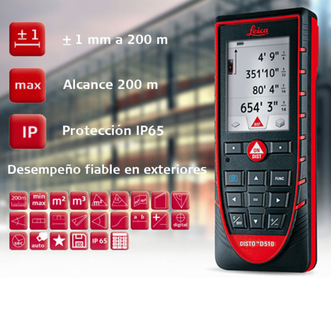 Leica Disto D510 – Telémetro Láser (Semi-nuevo)
