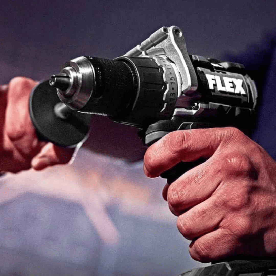 Taladro/Atornillador FLEX Turbo FX1171T – Potencia de 24V con Modo Turbo y Batería 5Ah Incluida