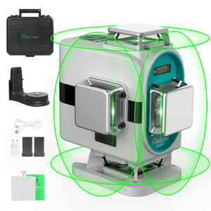 Nivel Láser DECTEAM DS03DG 4x360° – Precisión Profesional con Rayo Verde de Alta Visibilidad