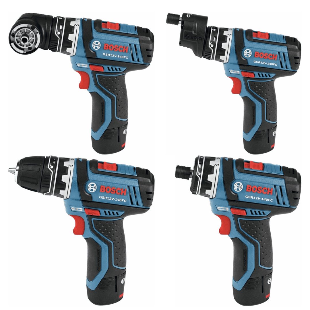 Bosch GSR12V-140 FCB22-RT FlexiClick 5-en-1 – Sistema Compacto y Versátil 12V para Taladro y Atornillado