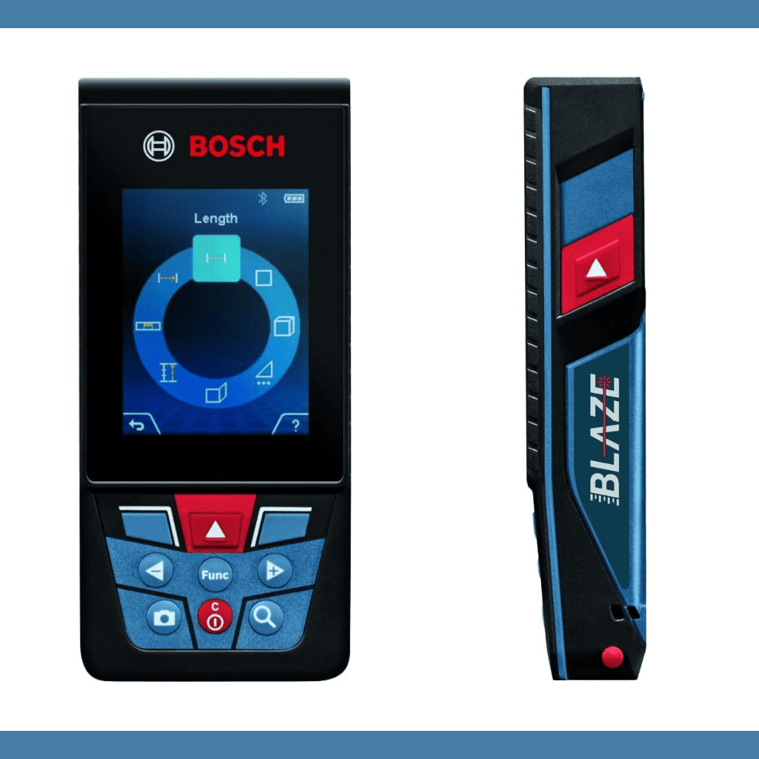 Distanciómetro Láser Bosch BLAZE™ GLM400C PRO – Precisión Extrema con Cámara y App MeasureOn