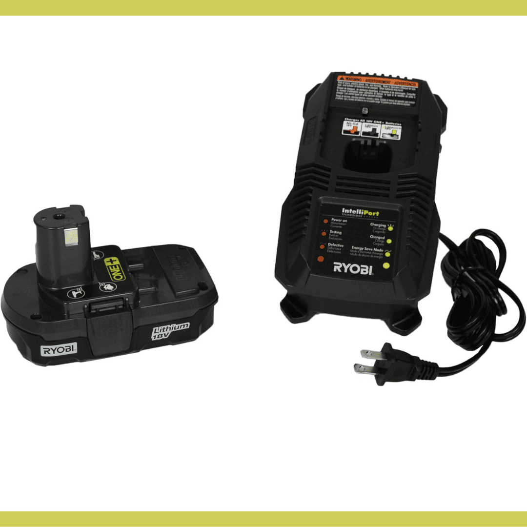 Kit RYOBI ONE+ – Batería P102 de 18V + Cargador P118 de 110V Original USA