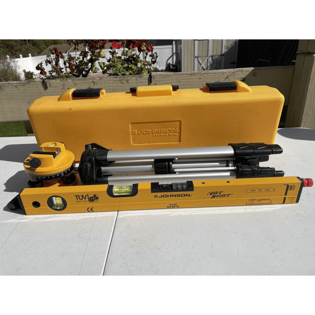 Kit Johnson Hot Shot Sound & Laser Light Level 9150 / 40-0910 – Precisión Profesional en Nivelación y Alineación