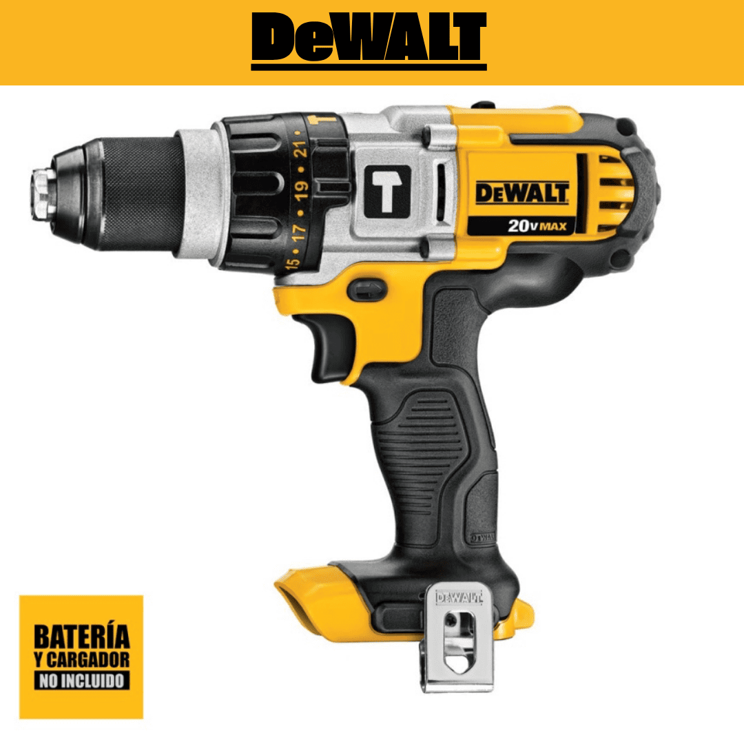 Taladro Percutor 1/2" 20V Dewalt DCD985 – Potencia Industrial en un Cuerpo Compacto