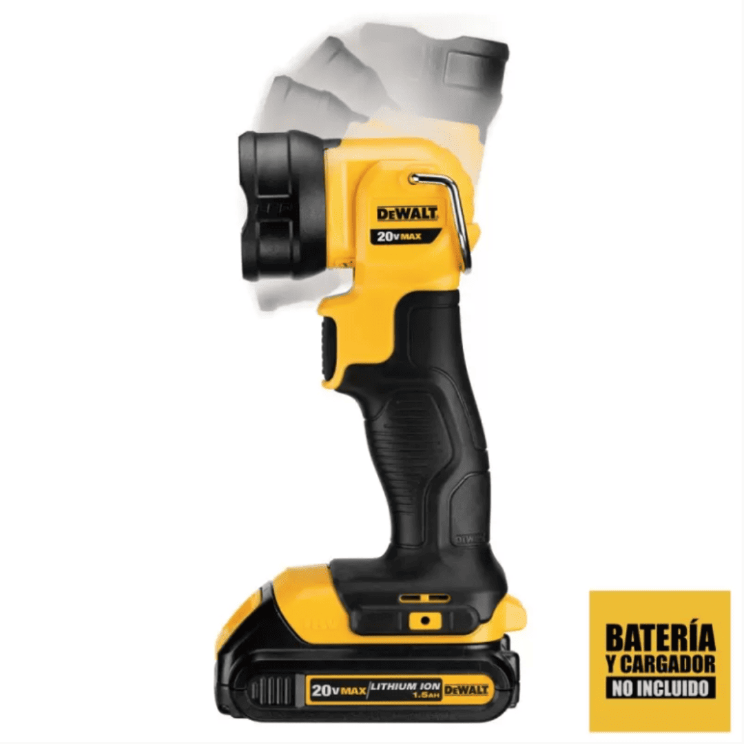 Linterna de Trabajo LED Dewalt DCL040 20V MAX – Iluminación Precisa en Cada Rincón