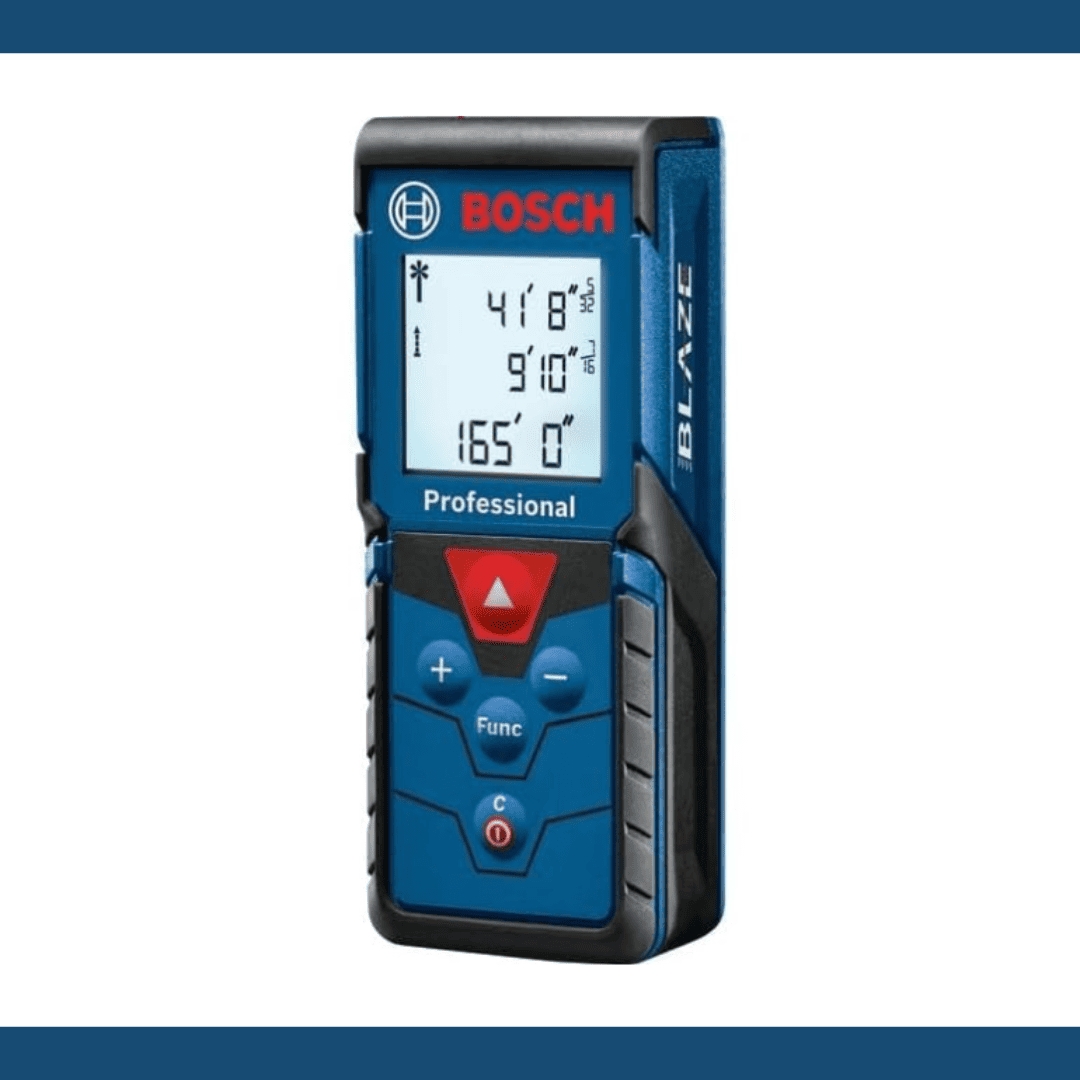 Distanciómetro Láser Bosch GLM165-40 BLAZE™ Pro – Medición Precisa hasta 165 Pies