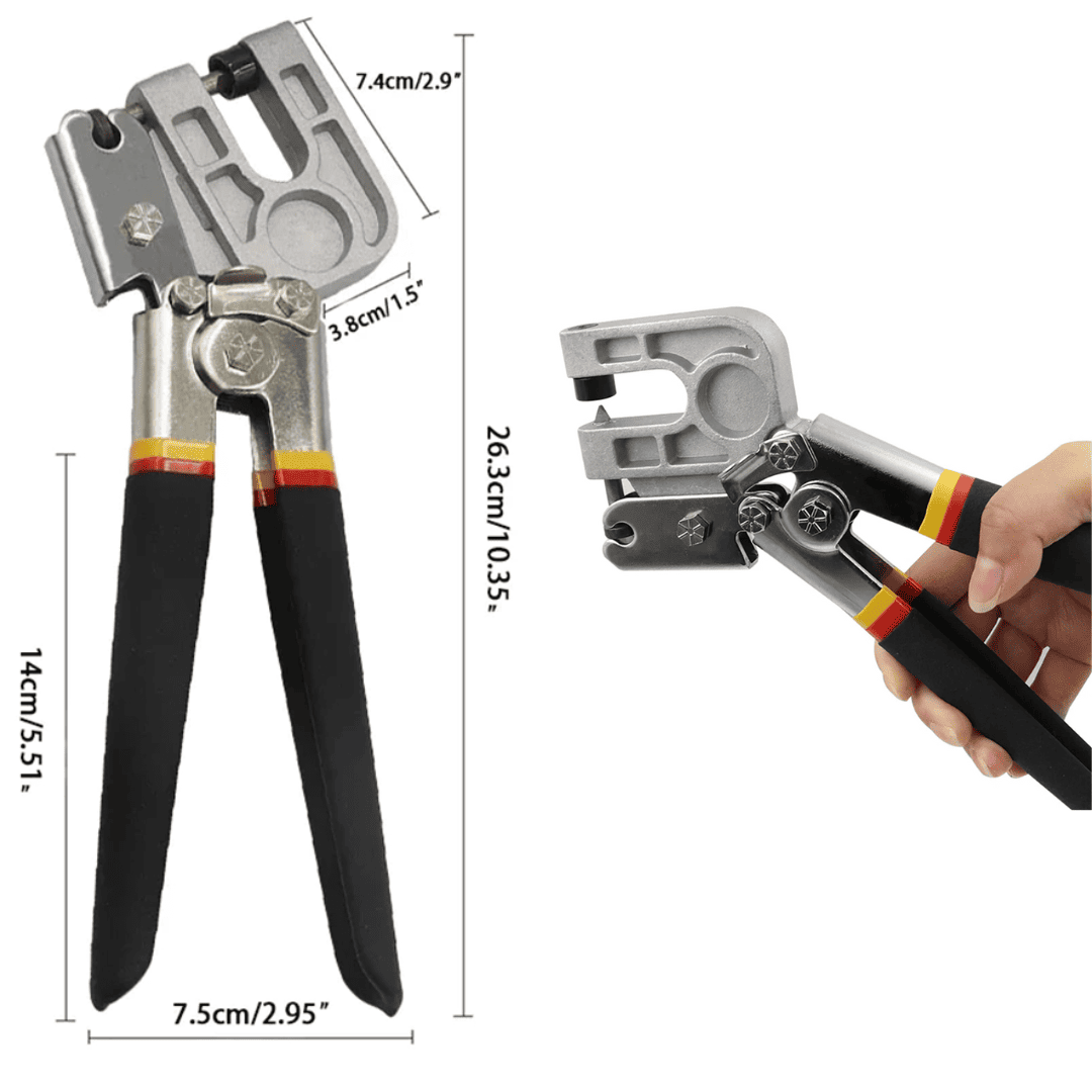 Crimpadora para Drywall – Engarza Rápido Perfiles Metálicos sin Tornillos