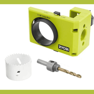 Kit de Instalación RYOBI A99DLK4 – Precisión Total para Cerraduras en Puertas de Madera y Metal