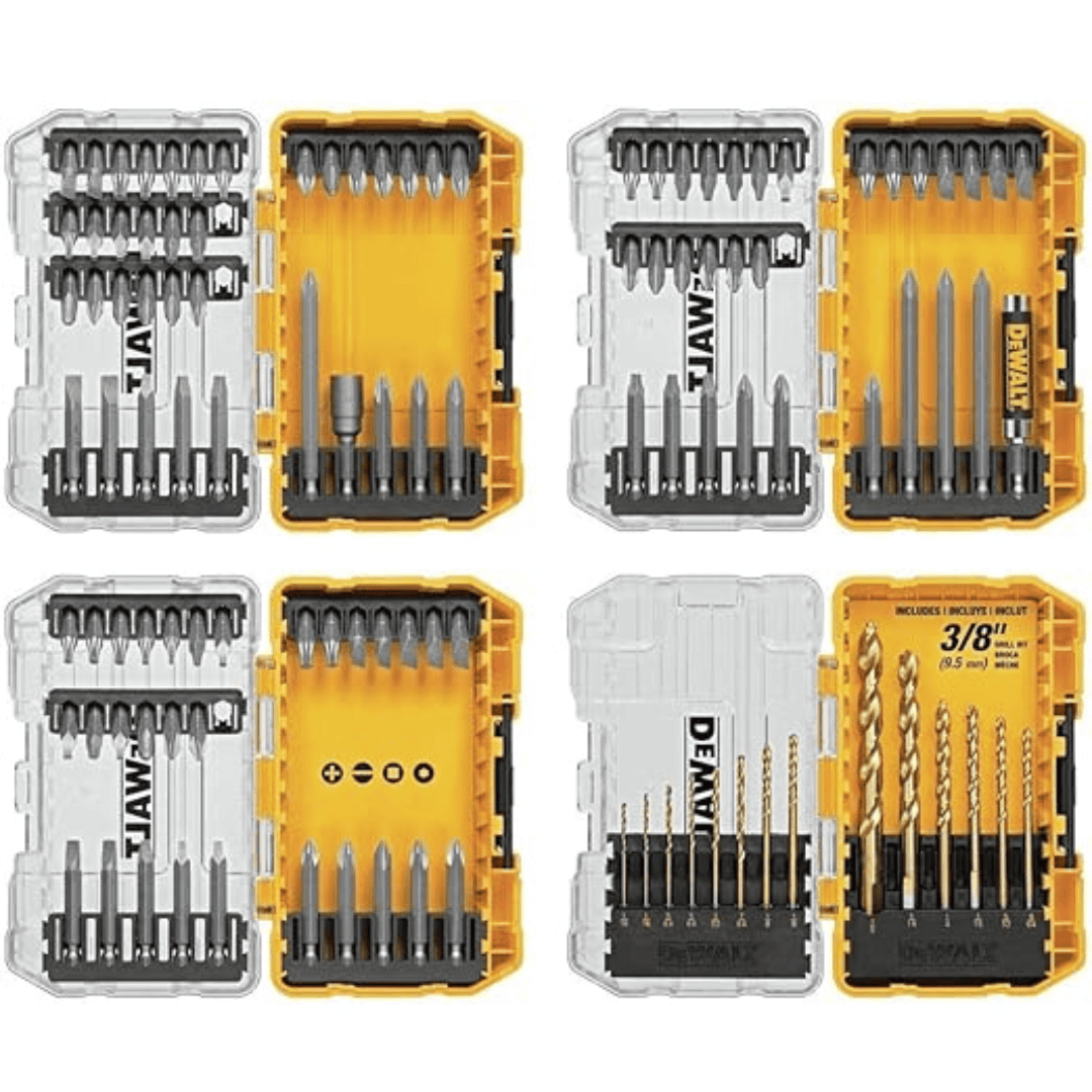 DWA110SET Set DEWALT 110 Piezas con 4 Estuches