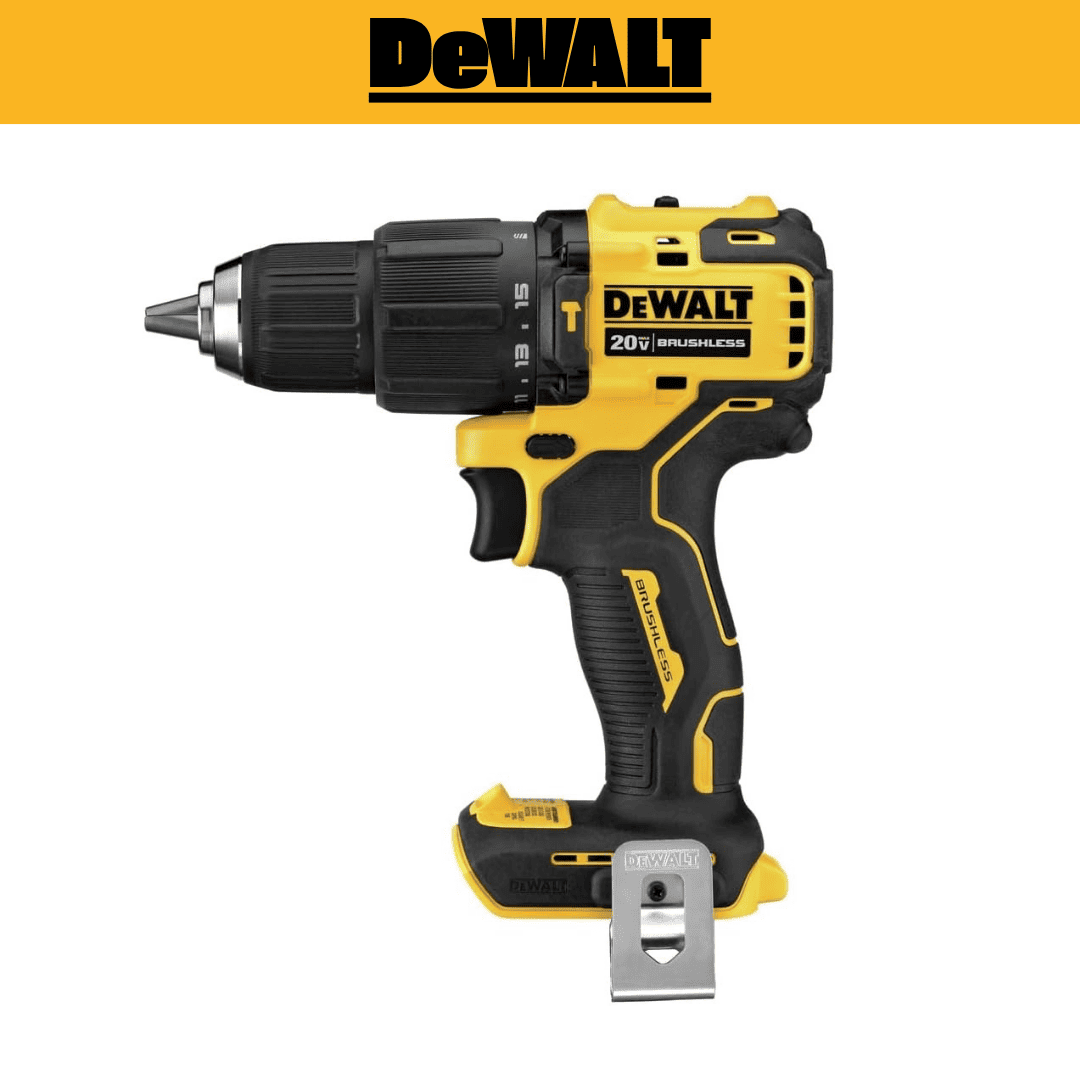 Kit DEWALT ATOMIC 20V MAX POWERSTACK (DCK254E2) – Taladro Percutor + Atornillador Compacto Sin Escobillas*
