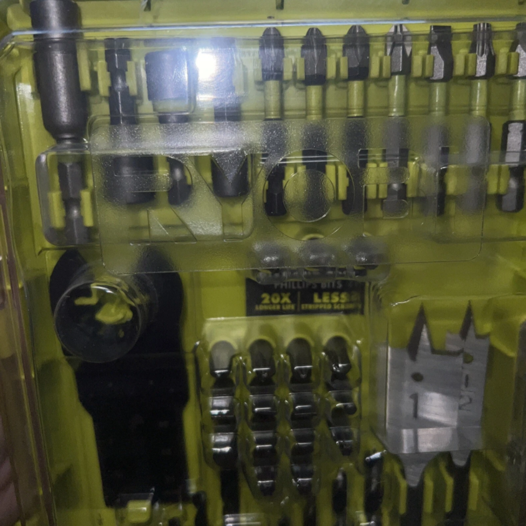 Set de 48 Piezas RYOBI A984802 – Corte, Perforación y Atornillado con Diamond Grit