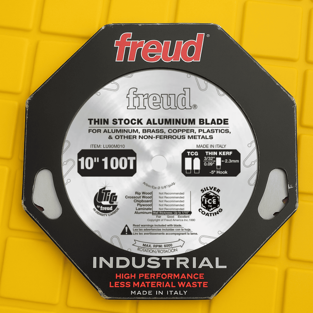 Disco Industrial Freud LU90M010 – Corte Preciso para Aluminio y Metales No Ferrosos