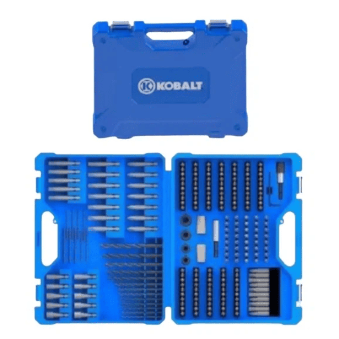 KOBALT 230PCS – Set de Brocas, Puntas y Adaptador de Cambio Rápido