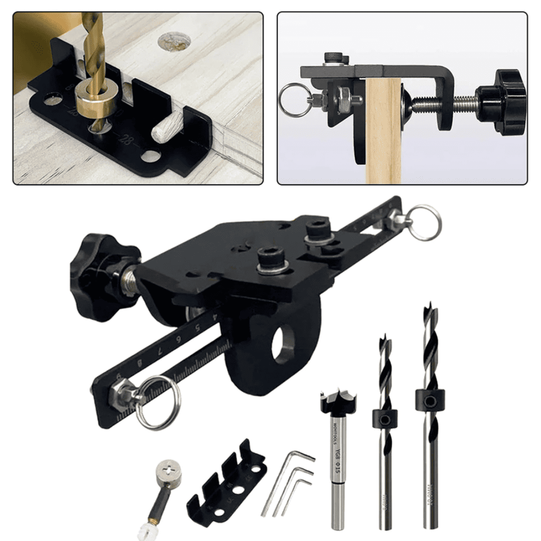 Plantilla Sistema Minifix + Copiador – Precisión y Versatilidad en Ensambles de Carpintería