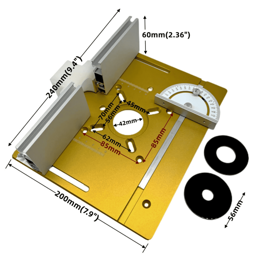 Placa de Inserción para Router – Precisión y Resistencia en Carpintería