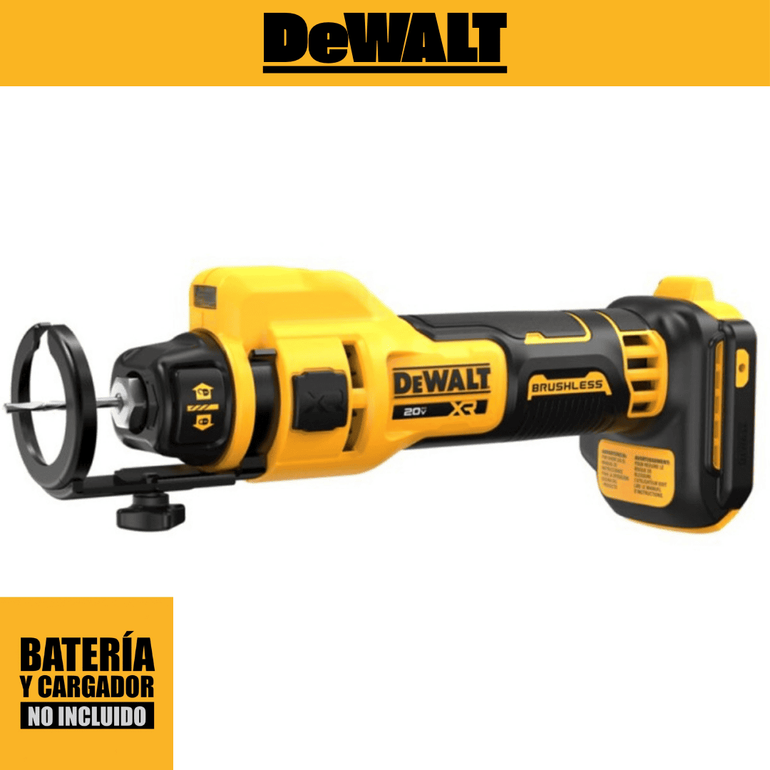 Cortadora de Drywall 20V Brushless Dewalt DCE555B – Potencia y Precisión en Cada Corte