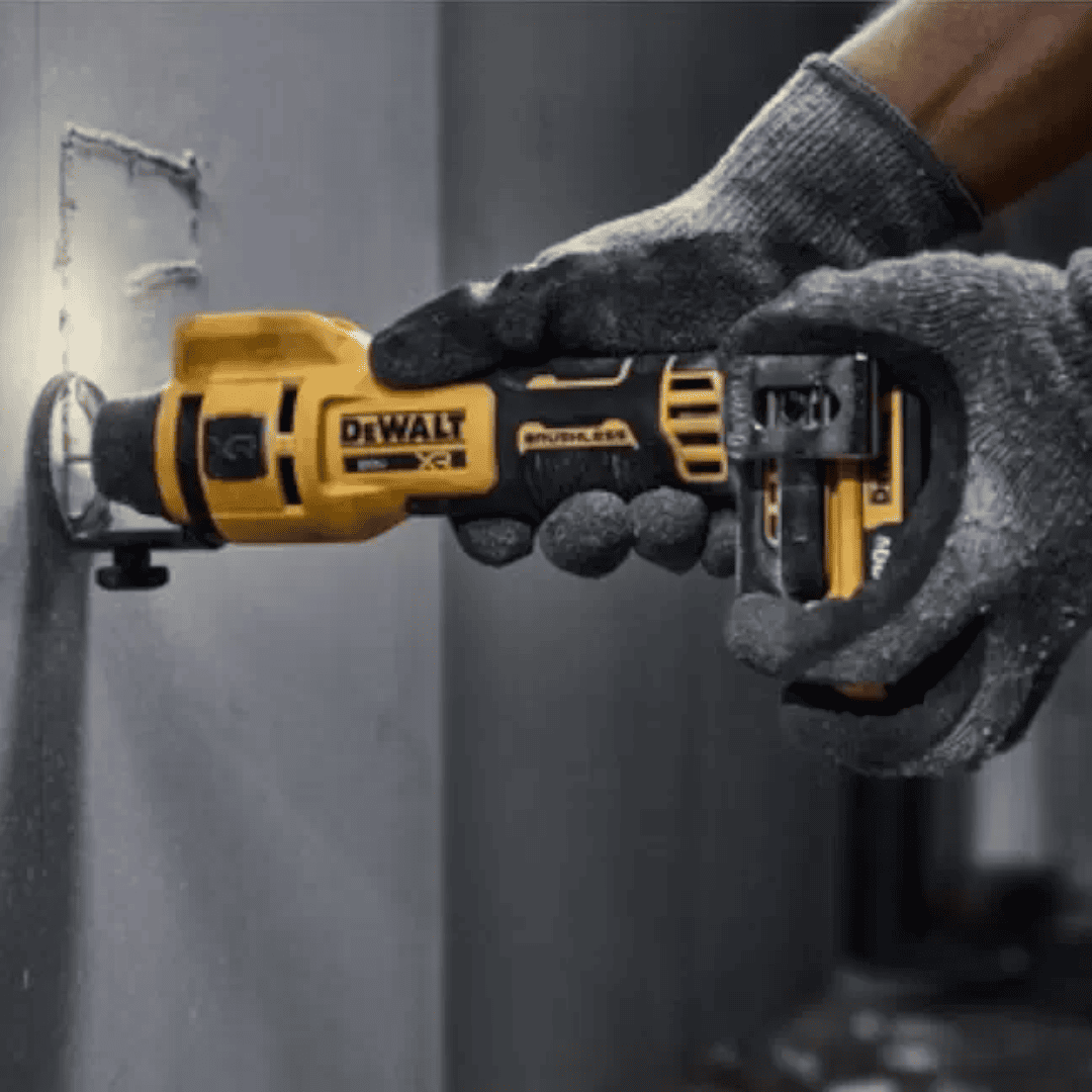 Cortadora de Drywall 20V Brushless Dewalt DCE555B – Potencia y Precisión en Cada Corte