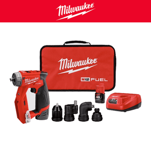 Milwaukee 2505-20 Taladro/Destornillador de Instalación M12 FUEL™ – Versatilidad 4 en 1 para Accesos Difíciles