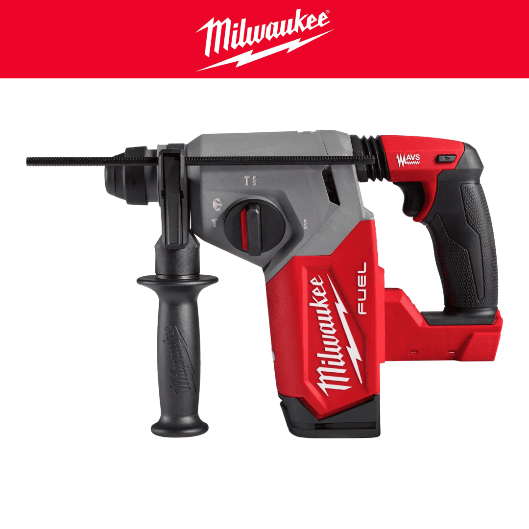 Milwaukee 2912-20 Rotomartillo M18 FUEL™ SDS Plus de 1" – Potencia, Seguridad y Velocidad en Cada Perforación