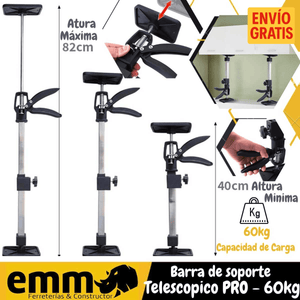 Barra de Soporte Telescópico PRO
