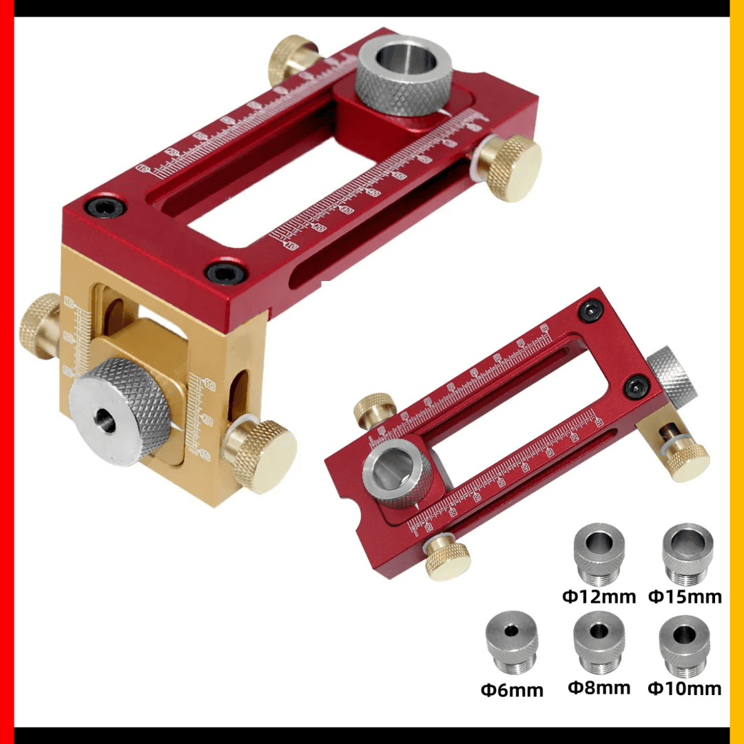 Plantilla Guía 2 en 1 para Ensambles con Pernos – Precisión Profesional con 5 Guías Incluidas