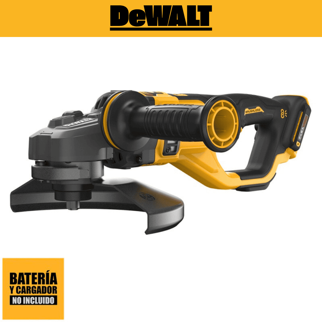 Amoladora Angular 7" - 9" 60V Flexvolt Baretool Dewalt DCG460B – Potencia Industrial y Seguridad Avanzada