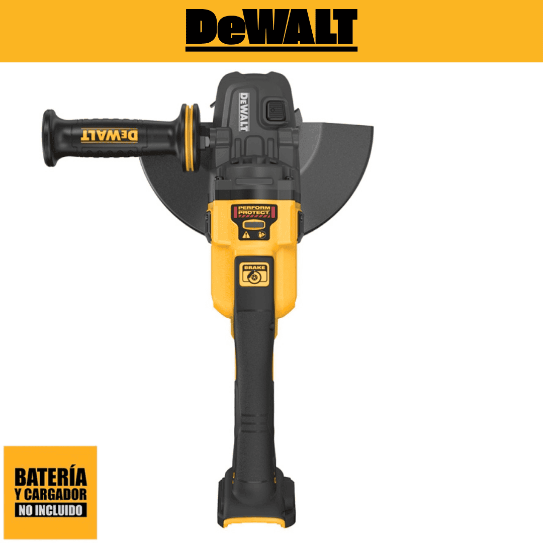 Amoladora Angular 7" - 9" 60V Flexvolt Baretool Dewalt DCG460B – Potencia Industrial y Seguridad Avanzada