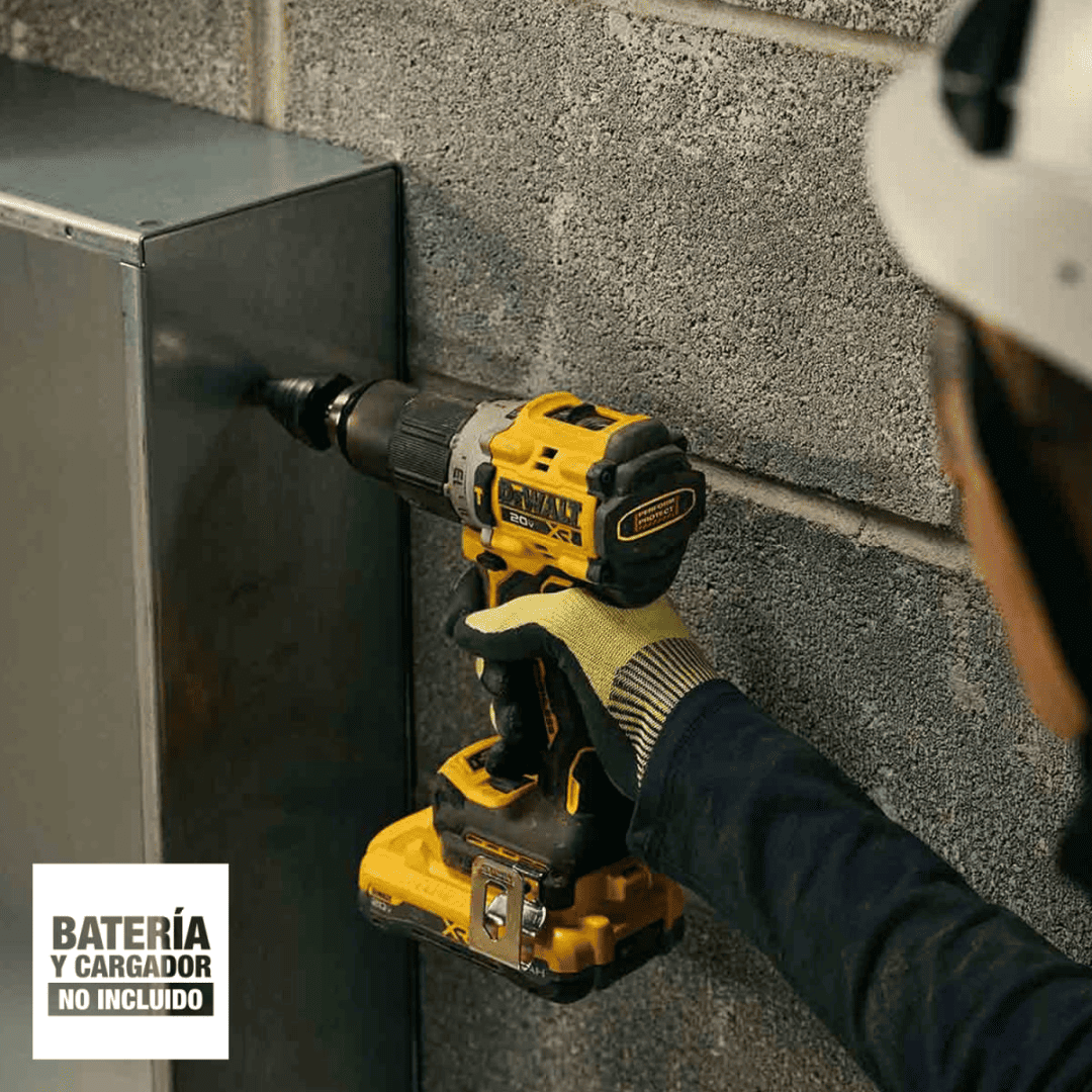 Taladro Percutor 1/2’’ XR E-Clutch 1050 UWO Dewalt DCD806 – Potencia y Seguridad Profesional