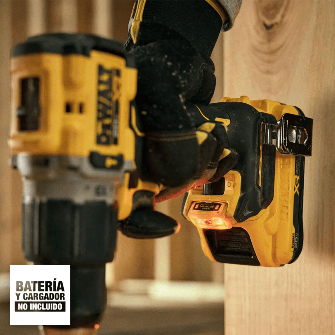 Taladro Percutor 1/2’’ XR E-Clutch 1050 UWO Dewalt DCD806 – Potencia y Seguridad Profesional