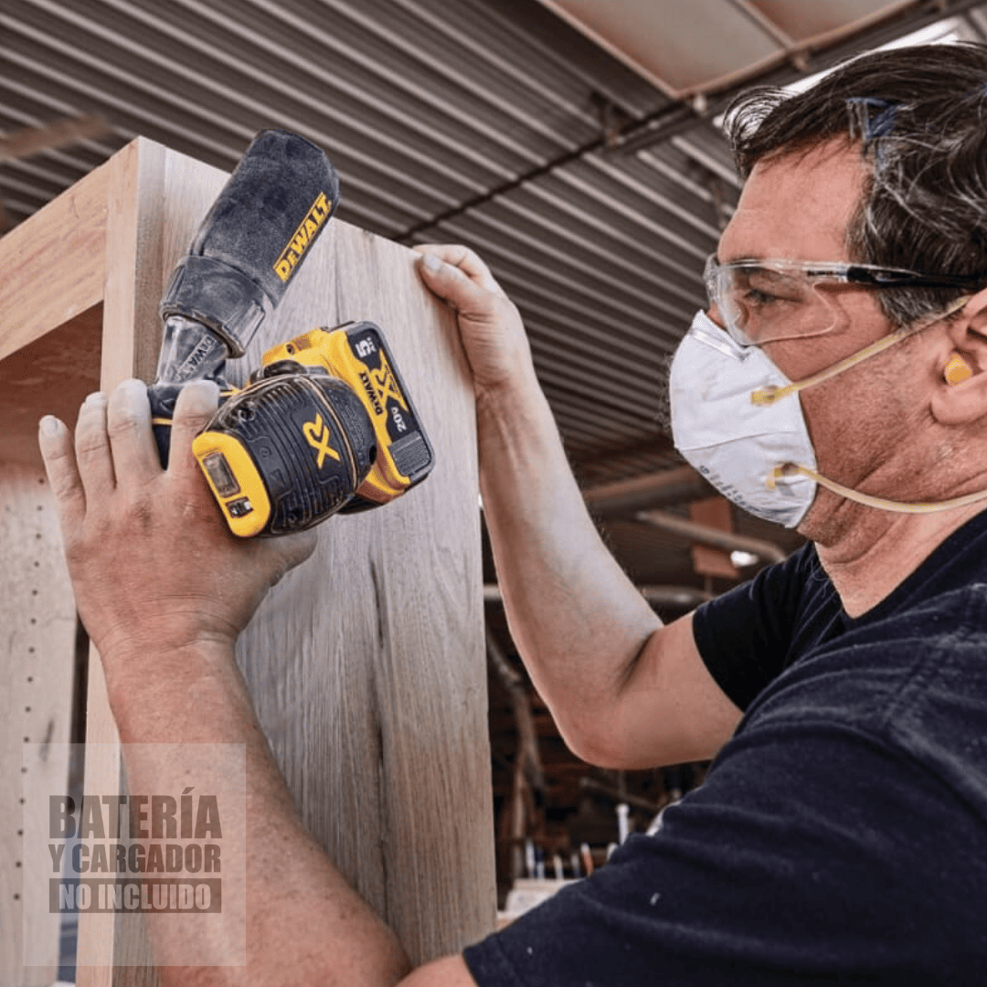 Lijadora Roto Orbital Inalámbrica 5" 20V XR Baretool DEWALT DCW210 – Potencia, Precisión y Control Total sin Cables