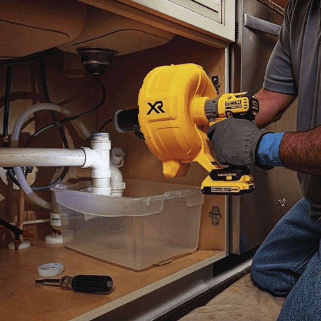 Destapador de Tuberías 20V XR Baretool DEWALT DCD200D1 – Potencia Inalámbrica para Desagües de hasta 3”