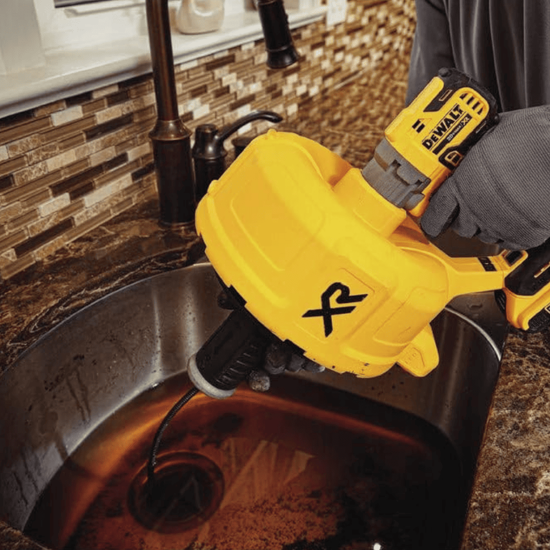 Destapador de Tuberías 20V XR Baretool DEWALT DCD200D1 – Potencia Inalámbrica para Desagües de hasta 3”